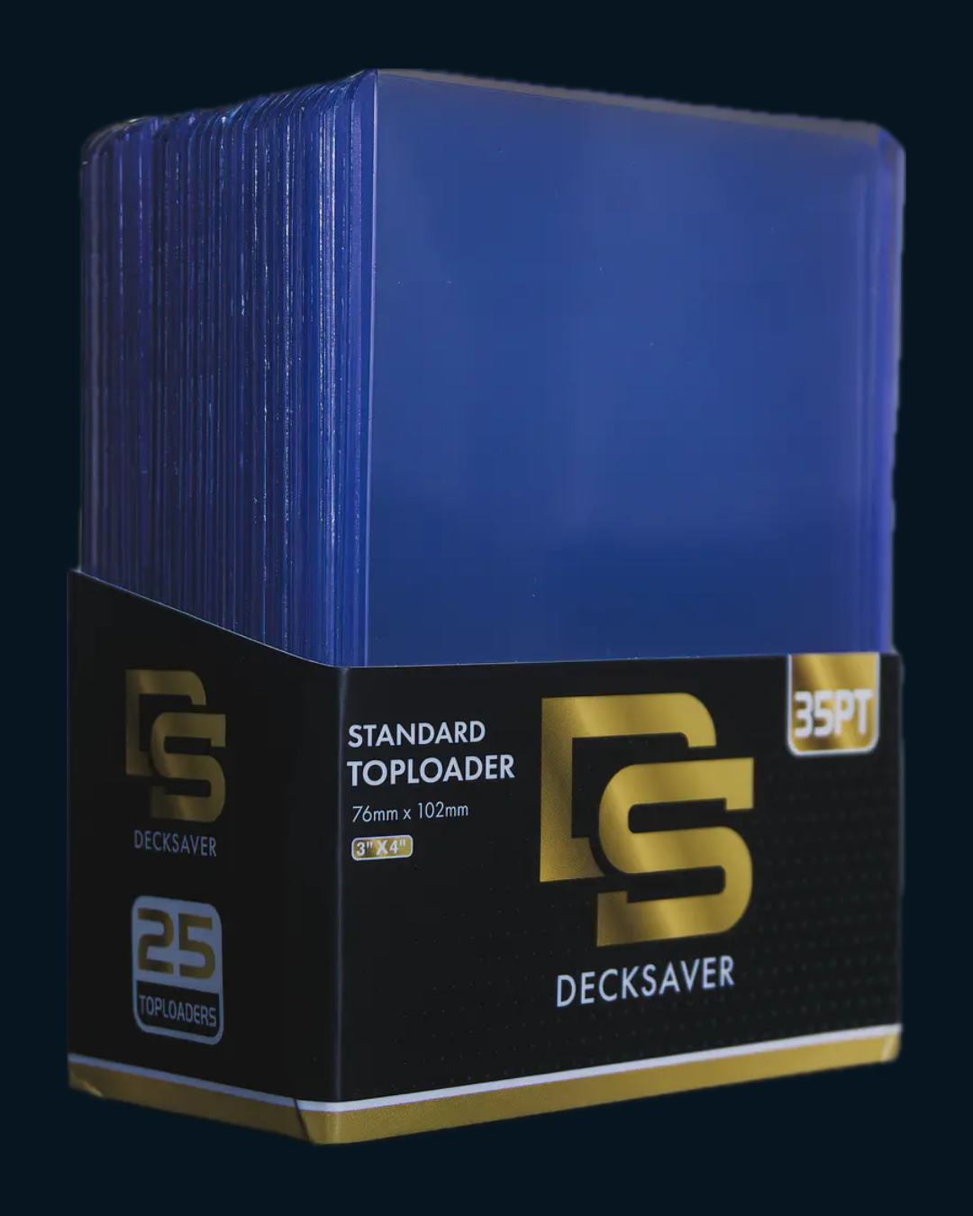 TOP LOADER 35PT TRANSPARENTE (25 UNIDADES)